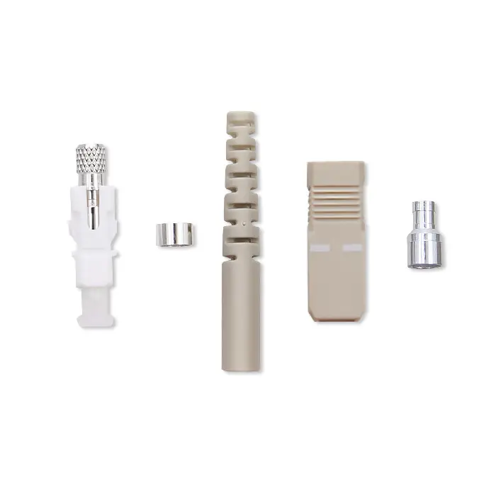 Qoltec SC fiber optic connector Multimode 3.0mm Mounting set 200pcs.