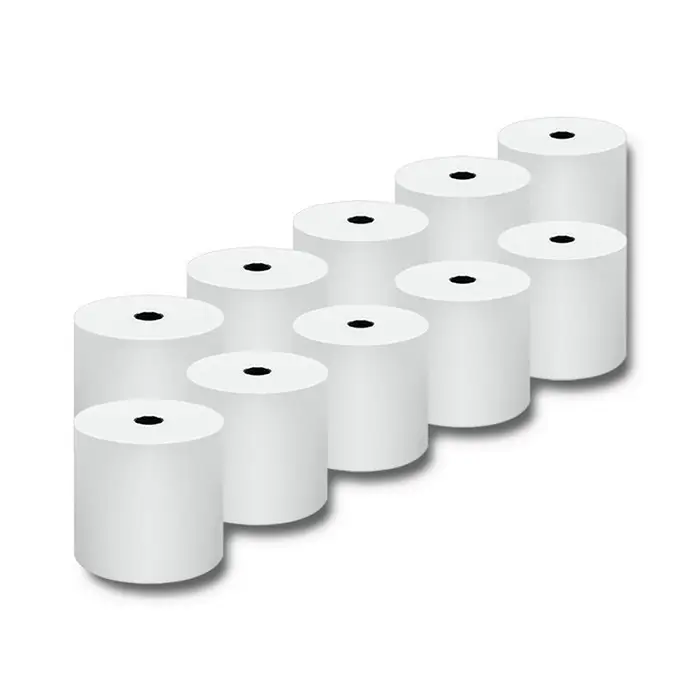 Qoltec Thermal roll 80 x 80 55g/m2 10pcs BPA free