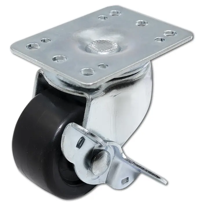 Qoltec Castors with brake for racks 19'' 4pcs.