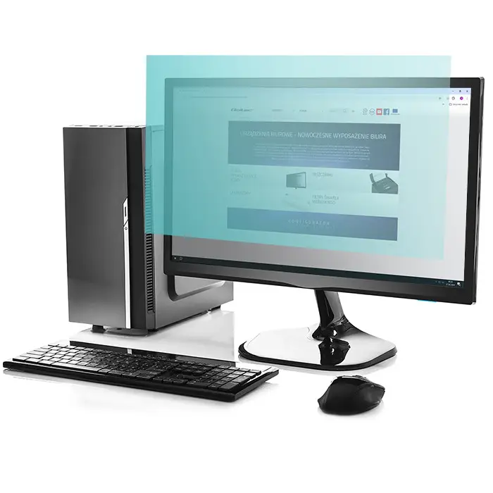 Qoltec Anti Blue Light Filter 23.8" 16:9 Eye protection Anti Glare Matt for screen