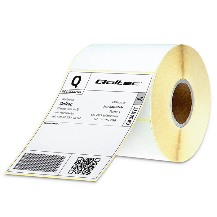 Qoltec Thermal transfer labels 100 x 210 350 labels