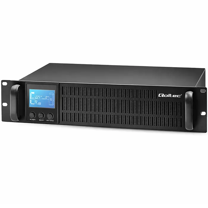 Qoltec Uninterruptible Power Supply UPS RACK 2kVA 1600W LCD