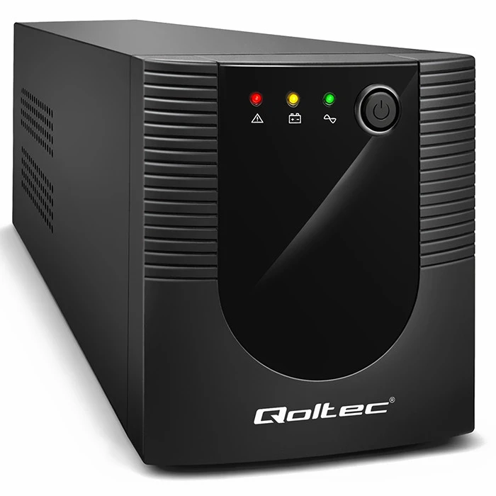 Qoltec Uninterruptible Power Supply UPS Line Interactive Monolith 2000VA 1200W USB RJ45