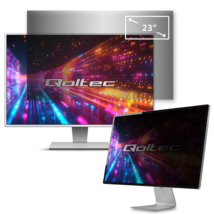 Qoltec Privacy filter 23" 16:9 Eye protection Panoramic