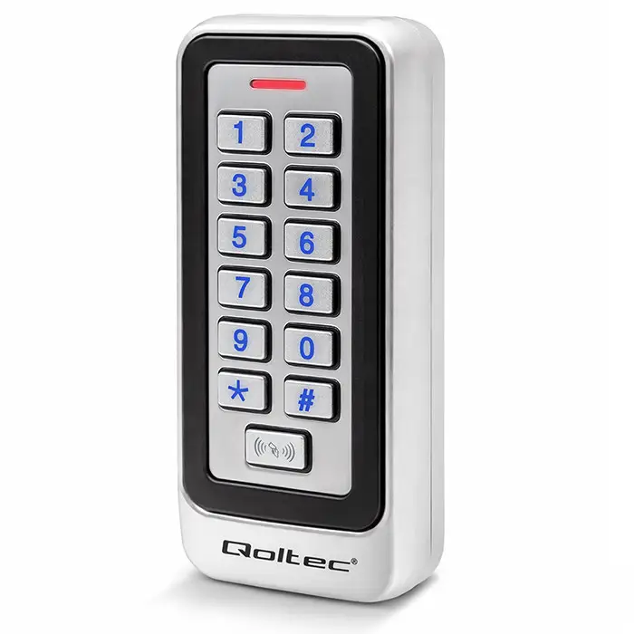Qoltec Code lock TRITON with RFID reader Code Card key fob IP68 EM
