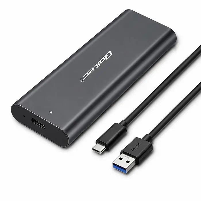 Qoltec Enclosure for M.2 SSD NVME PCI-E USB-C