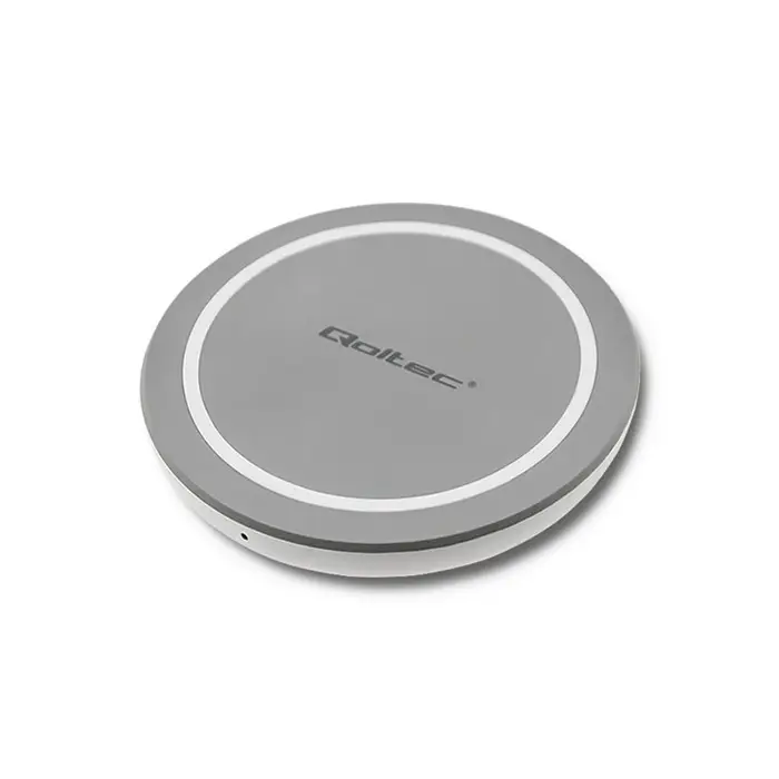Qoltec Induction Wireless Charger RING Qualcomm QuickCharge 3.0 10W grey