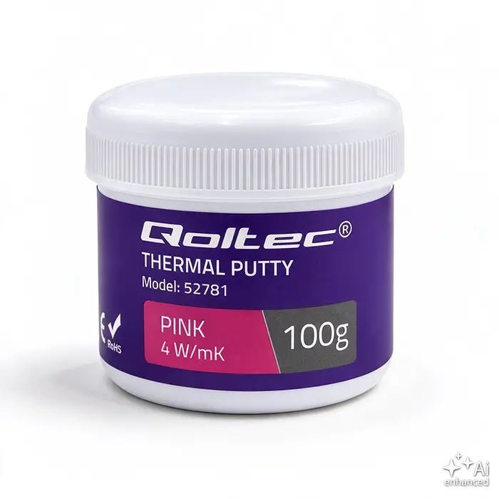 Qoltec suure soojusjuhtivusega termokitt 4 W/m-K 100g roosa