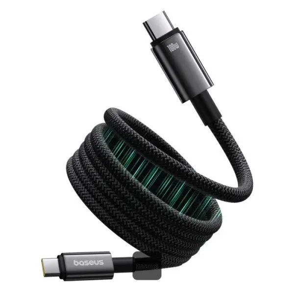 Baseus Tungsten Gold USB-C / USB-C 100W 1m kaabel (must)