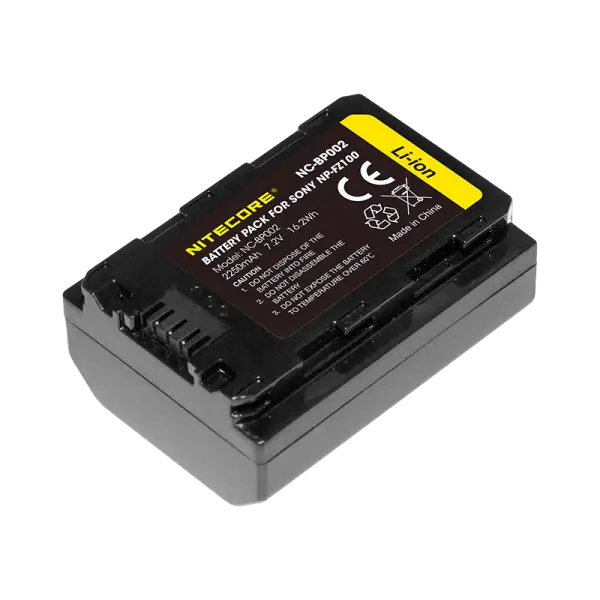 Nitecore NC BP002 Sony NP FZ100 kaamera aku 2250 mAh