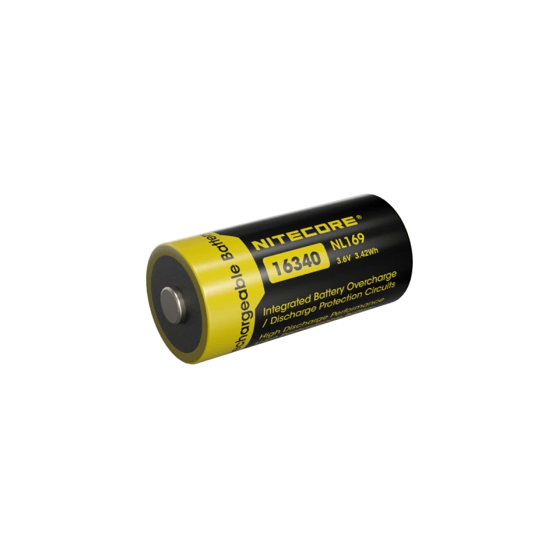 Nitecore NL169 950mAh RCR123A Li-ion battery 3.7V