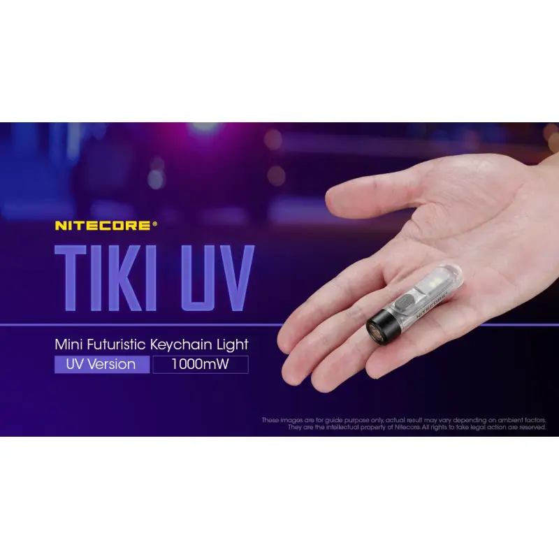 Nitecore TIKI UV taskulamp 1000mW