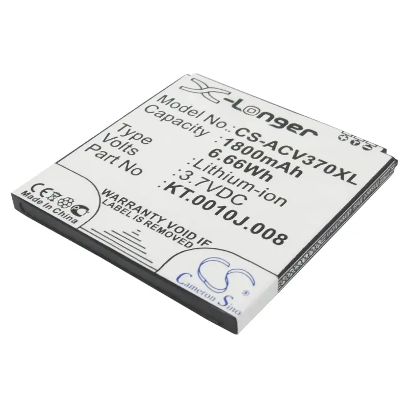 Acer Liquid E2, V370 mobile phone battery Li-ion 1800mAh