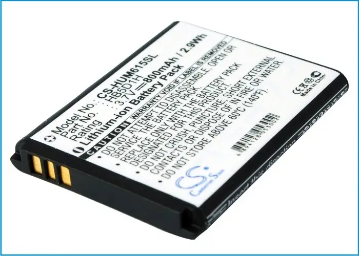 Huawei M615, Pillar M615 HB5D1H аккумулятор 800mAh