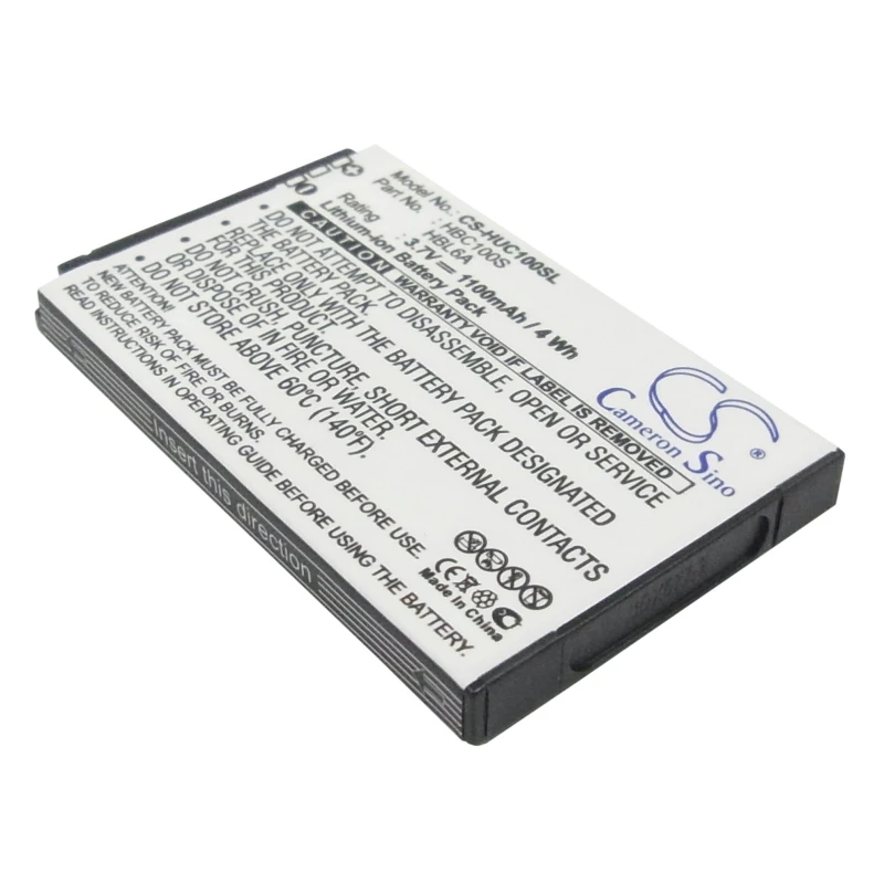 Huawei HBL6A, HBC100S mobile phone battery 1100mAh