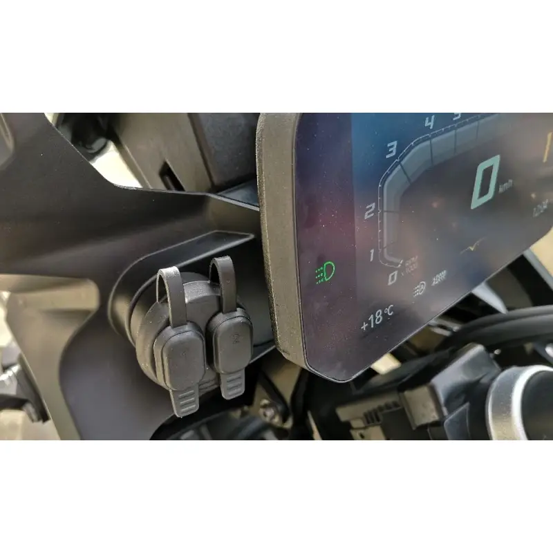 2 pesaga USB laadija DIN plug&play BMW mootorrattale 2.3A/1A