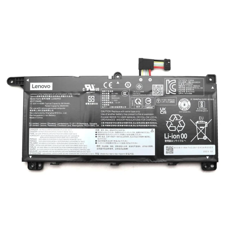 Lenovo L22M3PE0, ThinkBook 14/16 G6-G7 series 11.55V 45Wh Li-ion laptop battery