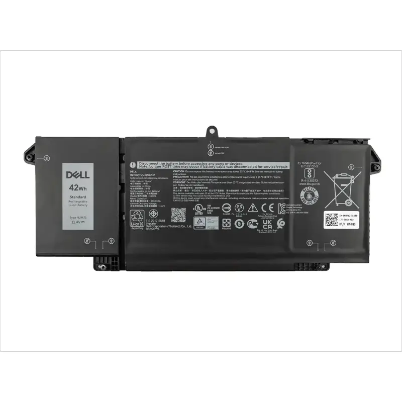 Dell 9JM71, Latitude 5320, 7320, 7420, 7520 11.4V 42Wh Li-ion sülearvuti aku