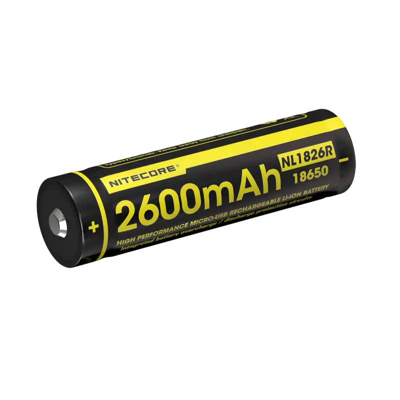 Nitecore NL1826R 3.6V 2600mAh 18650 kaitsmega USB-C aku