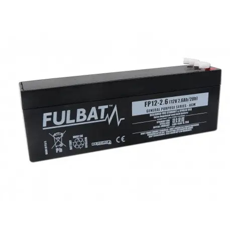 Fulbat FP12-2.6 12V 2,6Ah AGM aku