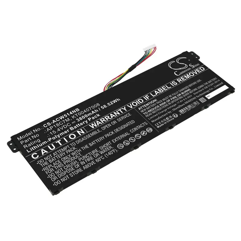 CS sülearvuti aku Acer AP18C7M KT00407008 3800mAh / 58.52Wh Li-Polymer