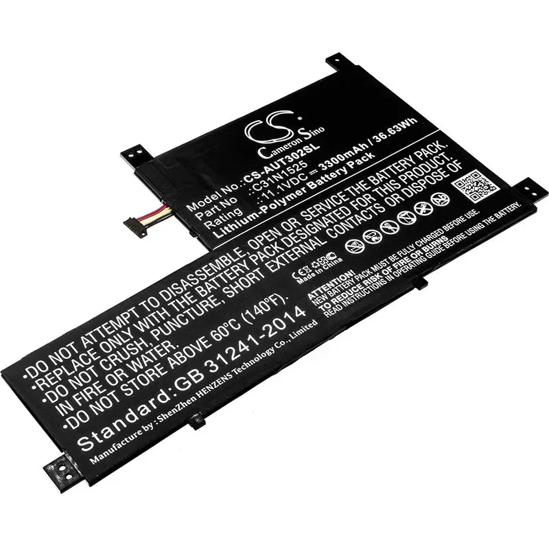 Asus 0B200-01930000, C31N1525 3300mAh Li-poly tahvelarvuti aku