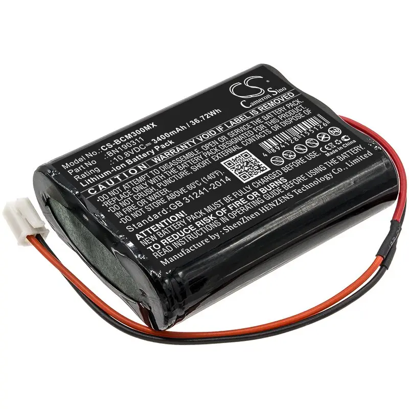 Bionet BM3, BM5Vet 3400mAh Li-ion meditsiiniseadme aku
