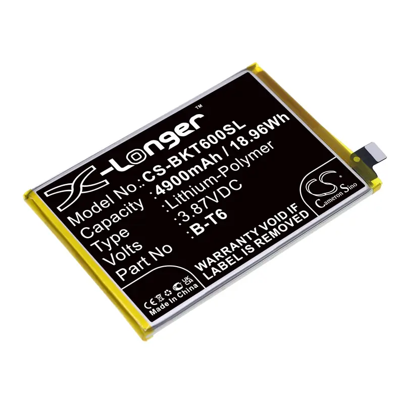 VIVO B-T6 4900mAh / 18.96Wh mobiiltelefoni aku