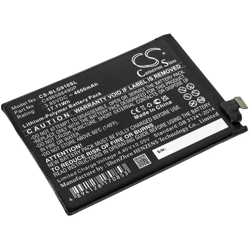 BLU C496588490P 4600mAh / 17.71Wh mobiiltelefoni aku