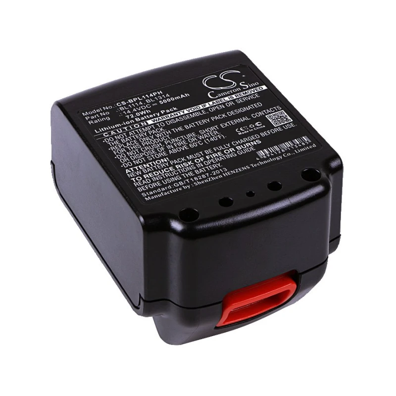 Black & Decker BL1114, BL1314, BL1514, LB16 5000mAh Li-ion Powertool Battery