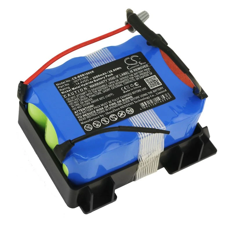 Siemens/Bosch 00751992 2000mAh Ni-MH аккумулятор пылесоса