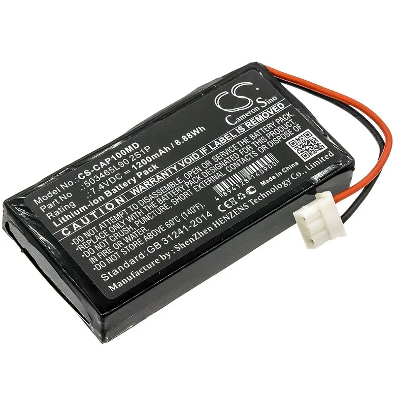 Charmcare 503465L90 2S1P 1200mAh meditsiiniseadme aku