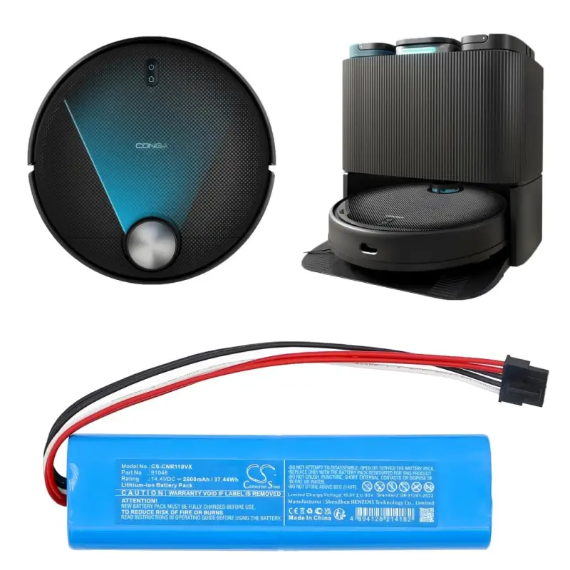 CECOTEC 91046,91046 14.4V 2600mAh / 37.44Wh tolmuimeja aku