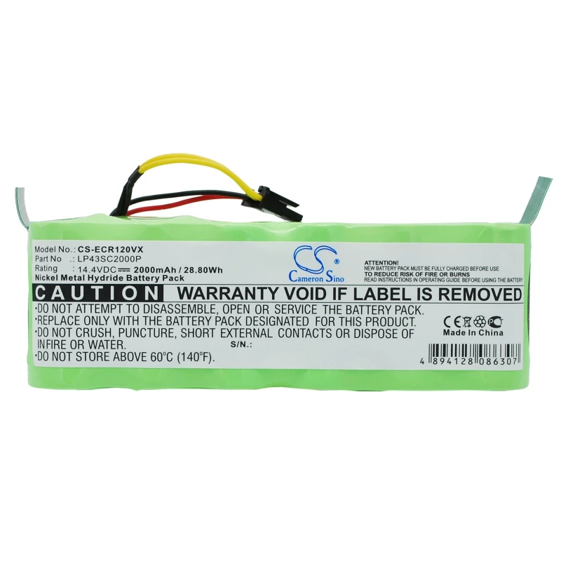 Ecovacs LP43SC2000P12 аккумулятор пылесоса 2000mAh