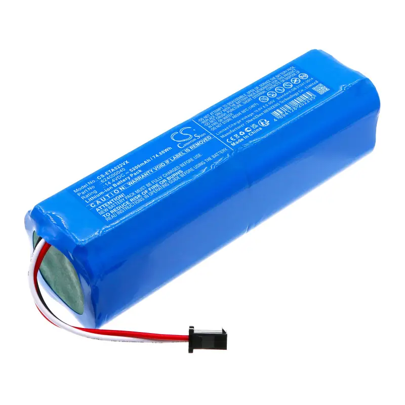 ETA 624000040,ICR-26J-4S2P-V3 5200mAh / 74.88Wh tolmuimeja aku