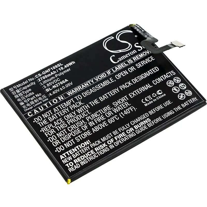 Gionee BL-N2700A 2700mAh mobiiltelefoni aku