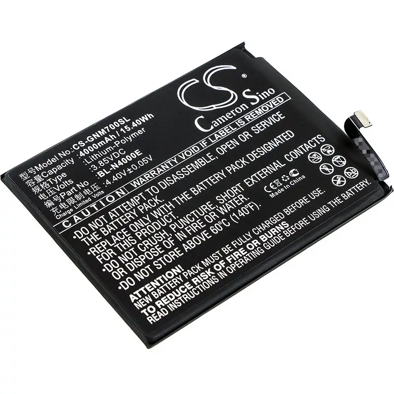 Gionee BL-N4000E 4000mAh mobiiltelefoni aku