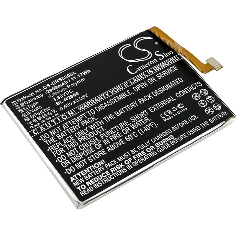 Gionee BL-N2900 2900mAh Li-PL telefoni aku