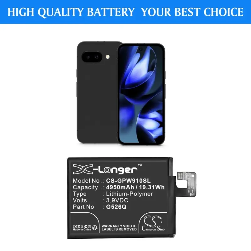 Google G526Q 3.9V 4950 mAh / 19.31 Wh Mobile, SmartPhone Battery