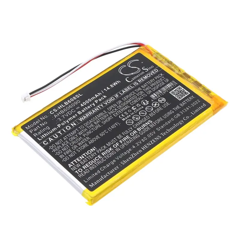 HelloBaby AHB606090 3.7V 4000mAh / 14.8Wh beebimonitori aku