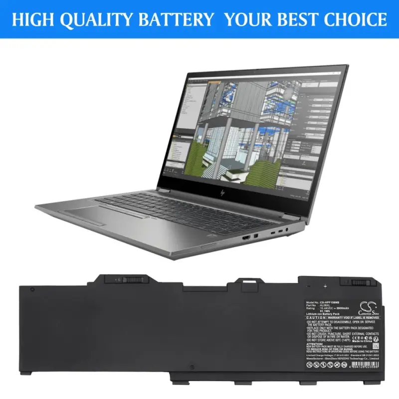 CS sülearvuti aku HP AL08XL,AL08094XL,HSTNN-OB1S,L86155-AC1,L86212-001 15.44V 5900 mAh / 91.1 Wh