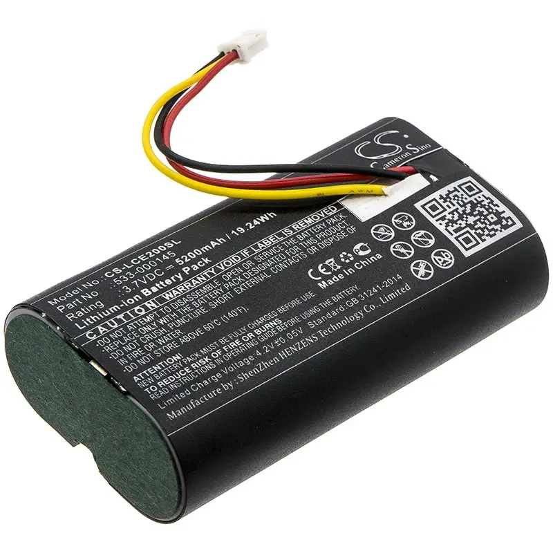 Logitech 533-000145 alarm system battery 5200mAh