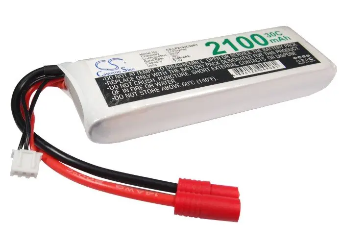 Li-PO 2-cell FUTABA 30C/60C 7.4V 2100mAh RC battery