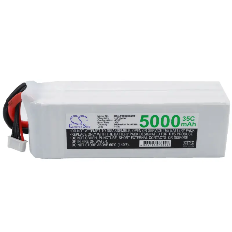 Li-PO 4-cell Deans / T-Plug AWG14 35C/70C 14.8V 5000mAh RC аккумулятор