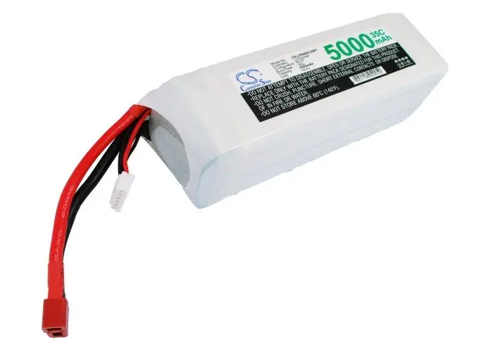 Li-PO 5-cell Deans / T-Plug AWG14 35C/70C 18.5V 5000mAh RC аккумулятор