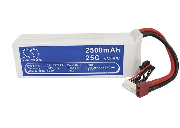 Li-PL 6-cell T-Plug 25C/50C 22.2V 2500mAh RC battery