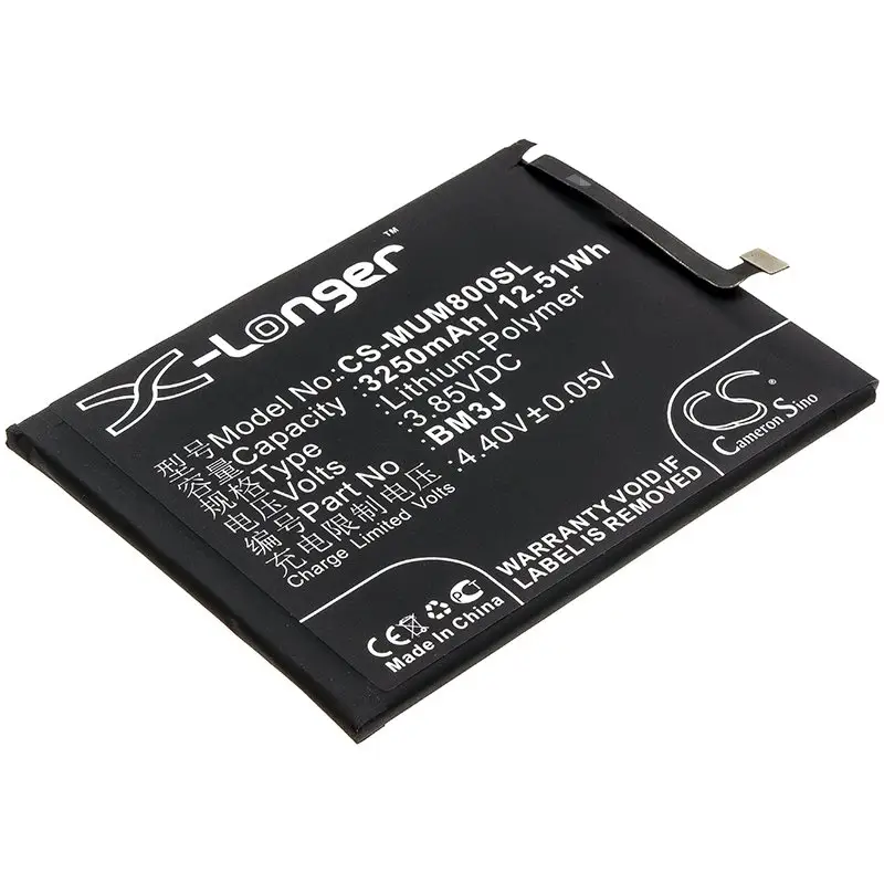 Xiaomi BM3J 3250mAh Li-PL mobiiltelefoni aku