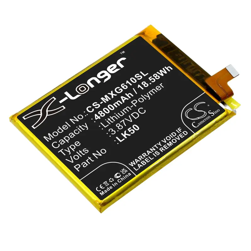 Motorola LK50,SB18C77773 4800mAh / 18.58Wh mobiiltelefoni aku