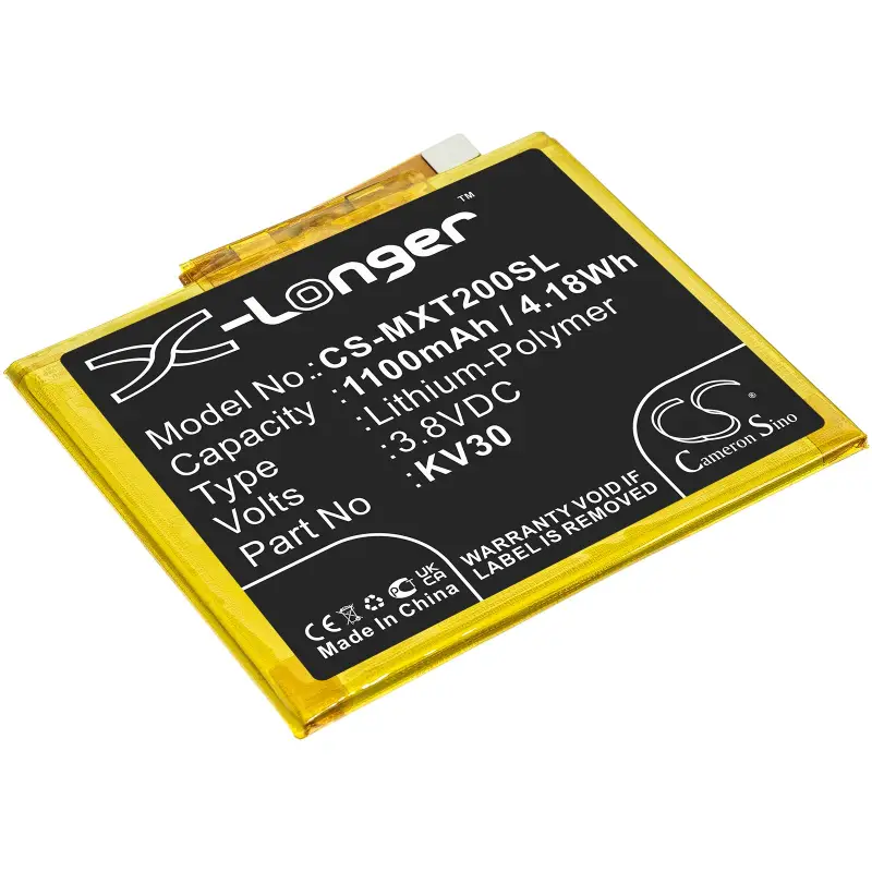 Motorola KV30,SB18C40007 1100mAh / 4.18Wh mobiiltelefoni aku