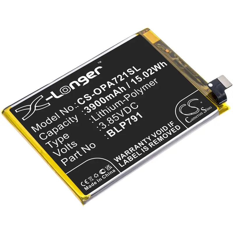 OPPO BLP791 3900mAh / 15.02Wh mobiiltelefoni aku